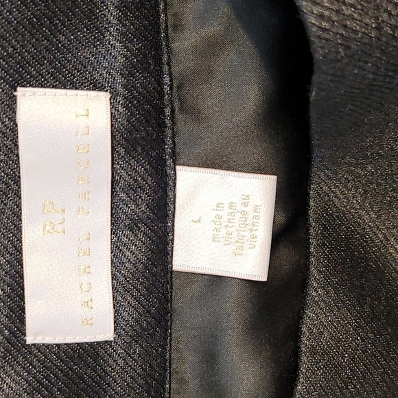 RACHEL Parcell Satin Twill Black Skirt - Picture 4 of 11